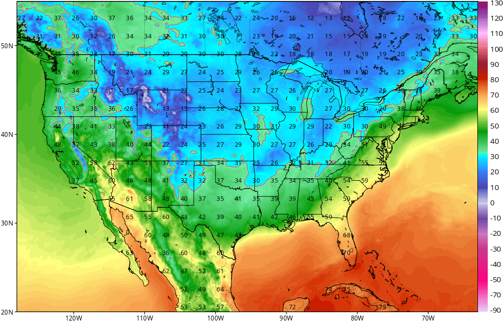 100+ MILLION AMERICANS TO SUFFER SUB-FREEZING COLD, AS NORTHERN ...